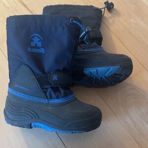 Kamik Kids' Winter Boots - Black and Blue